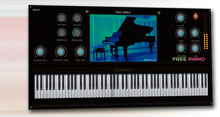 A descargar piano virtual gratis! RDG Audio Free Piano para PC y Mac