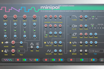 Minipol -un "poderoso sintetizador VA" todoterreno con la misteriosa aleatoriedad 'Smart Random Bar'