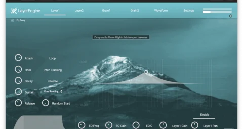 Más acción granular: Layer Engine de Eoin O'Dowd es un generador VST3 gratis para Windows y Linux