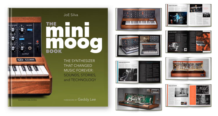 The Minimoog Book, vista extendida del libro