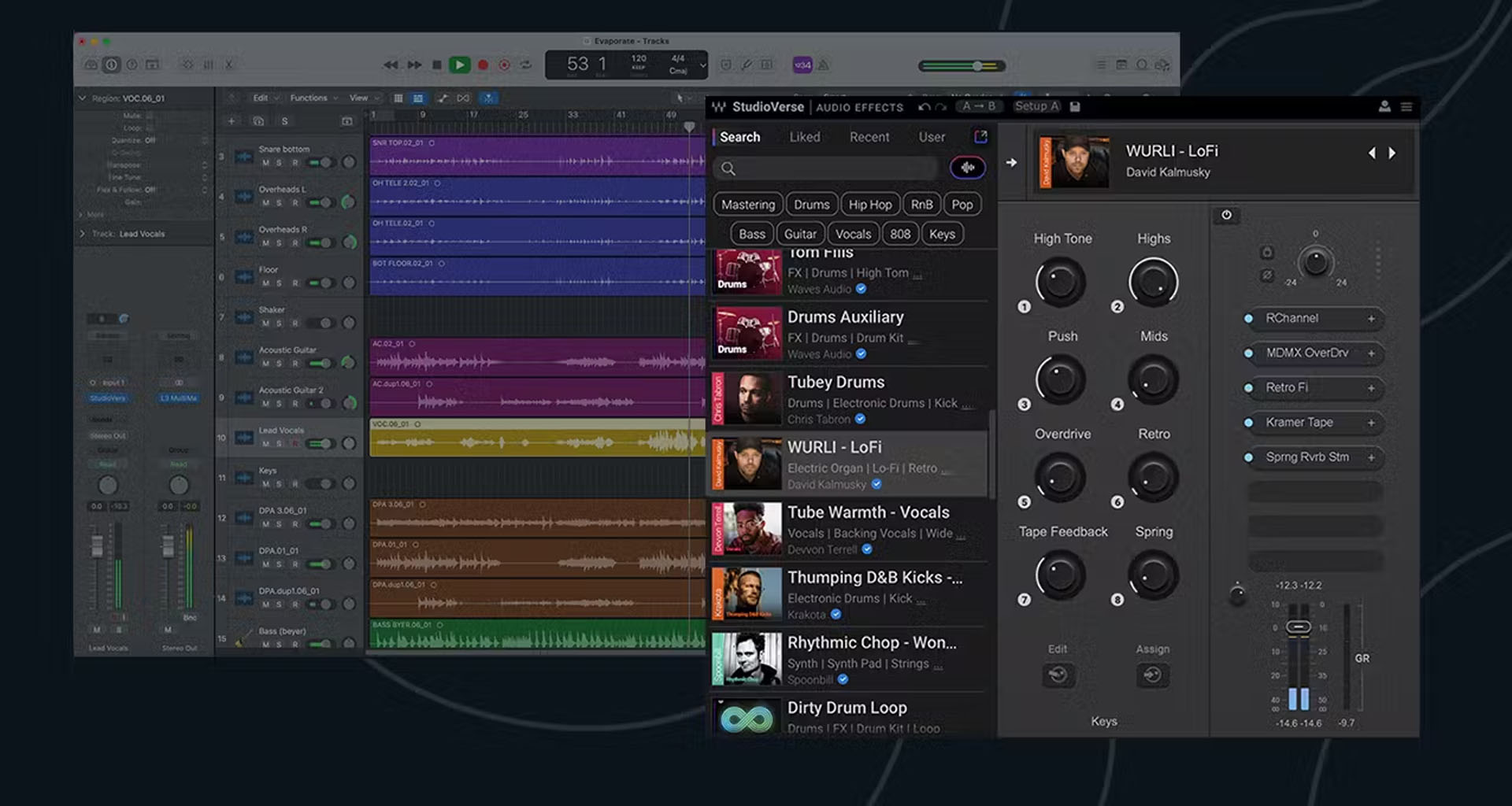 Waves V15 añade instrumentos virtuales StudioVerse en la nube, mapeado MIDI, IA mejorada y más