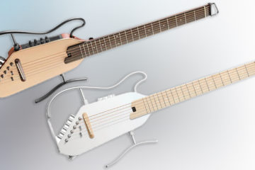 La guitarra de viaje Hush-I Pro Silent ofrece ocho formatos virtuales, presets, e incluso FX de usuario