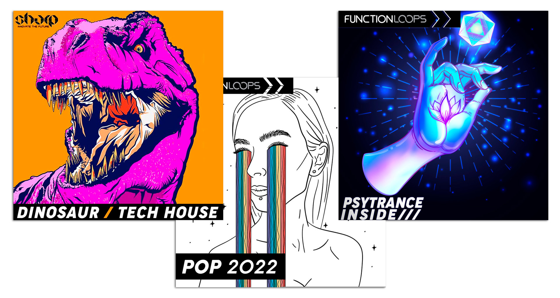 Tech House, Pop & Psytrance: Estos tres bancos gratis de sonidos de Function Loops vuelan hoy (1GB, 24bit)