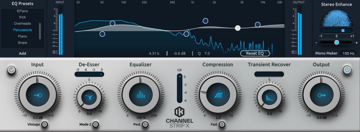 El todoterreno 'Channel Strip X' de T-RackS 6