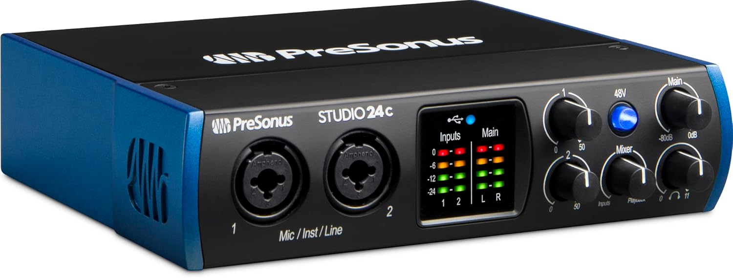 Interface de audio PreSonus Studio 24c