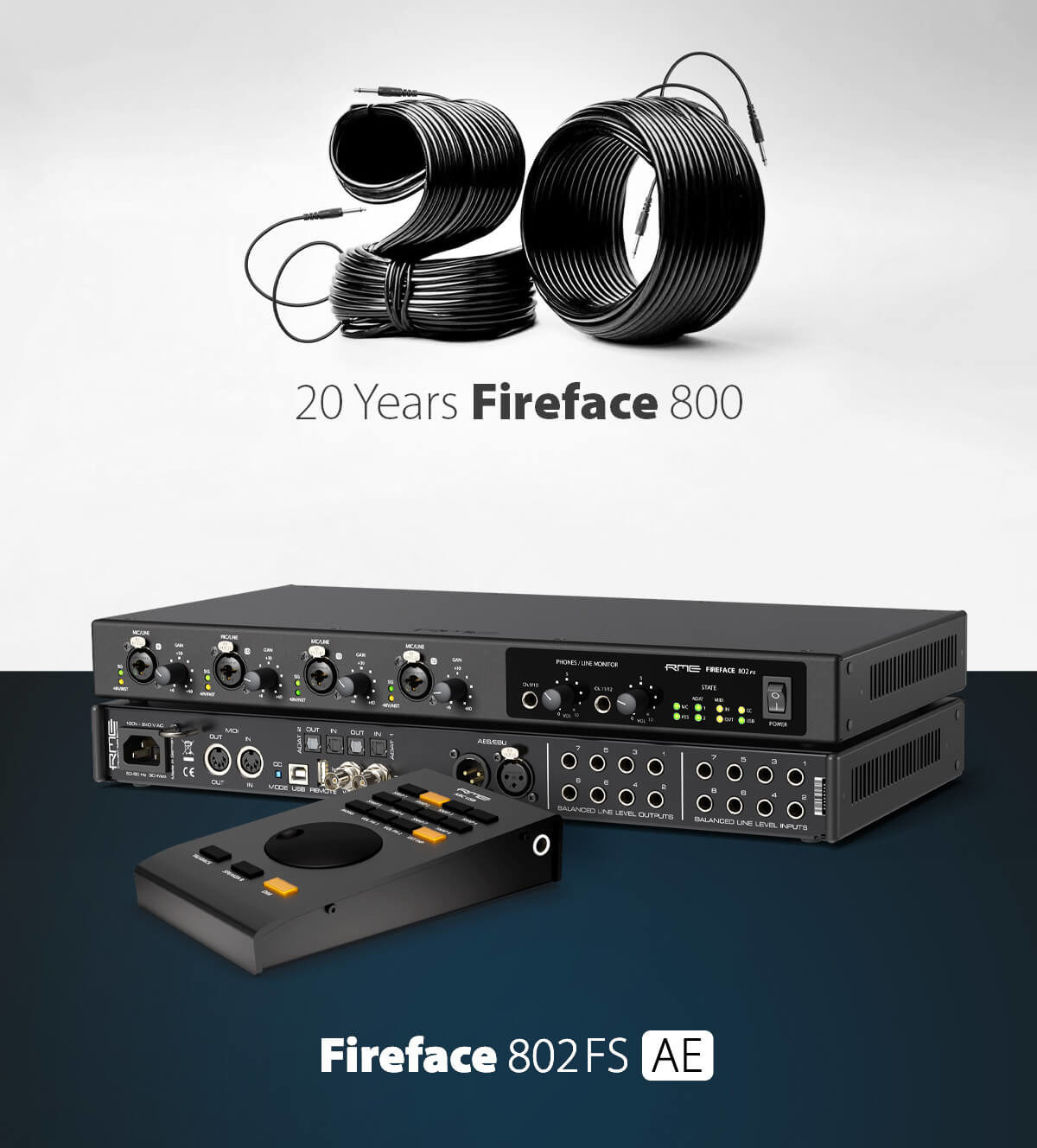 Fireface 802 FS Anniversary Edition celebra 20 años de historia de Fireface 800