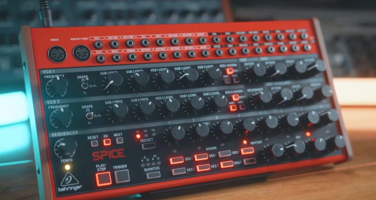 Behringer SPICE -nuevo sintetizador analógico polirrítmico semimodular (¡escúchalo aquí!)