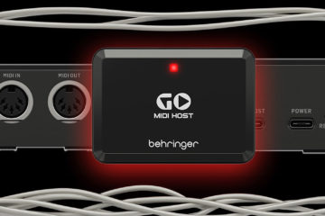 Behringer Go MIDI Host es un interface USB-C portátil para estudios o música en movimiento