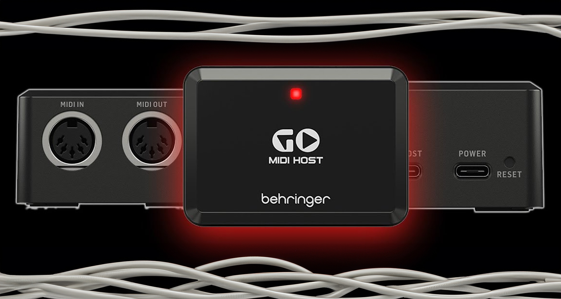 Behringer Go MIDI Host es un interface USB-C portátil para estudios o música en movimiento