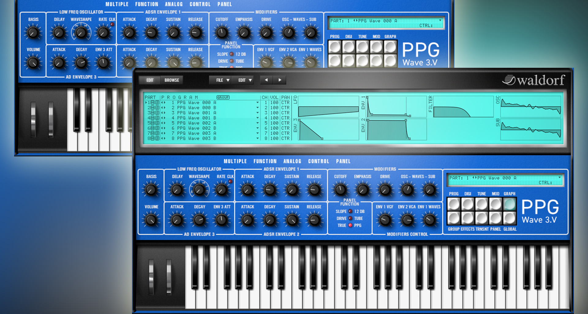 Waldorf PPG Wave 3.V -consigue ahora el plugin del mítico sinte wavetable con un descuento del 84%