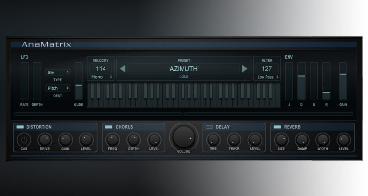 El sinte gratis VST3 AnaMatrix Lite ofrece una forma rápida de conseguir una pila de sonidos Oberheim